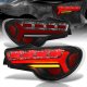 Subaru BRZ 2013-2020 Black LED Tail Lights Sequential Signals