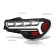 Toyota 86 2017-2020 Black LED Tail Lights Sequential Signals