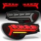 Subaru BRZ 2013-2020 Black Smoked LED Tail Lights Sequential Signals