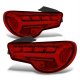 Subaru BRZ 2013-2020 Red LED Tail Lights Sequential Signals