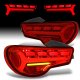 Subaru BRZ 2013-2020 Red LED Tail Lights Sequential Signals