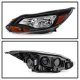 Ford Focus 2012-2014 Black Replacement Headlights