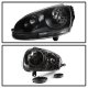 VW Golf 2006-2009 Black Headlights