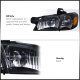 Oldsmobile Silhouette 1997-2004 Black Headlights Corner Lights