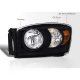 Dodge Ram 2500 2006-2009 Black Euro Headlights