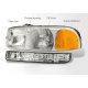 GMC Yukon 2000-2006 Headlights Clear Bumper Lights