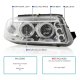 VW Passat 2001-2005 Clear Halo Projector Headlights with LED