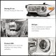 Toyota Tacoma TRD 2016-2023 Projector Headlights LED DRL
