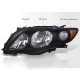 Toyota Corolla 2009-2010 Headlights Black Bezels