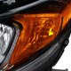 Honda Civic Coupe 2014-2015 Black Headlights