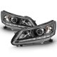 Honda Accord Sedan 2013-2015 Black Projector Headlights LED DRL