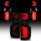 Chevy Silverado 1500 LT 2019-2023 Black Smoked LED Tail Lights