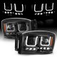 Dodge Ram 2006-2008 Black Projector Headlights LED A1