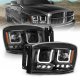 Dodge Ram 2006-2008 Black Projector Headlights LED A1