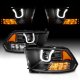 Dodge Ram 2500 2010-2018 Black Projector Headlights LED DRL A2