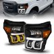 Ford F250 Super Duty 2011-2016 Black Projector Headlights LED DRL Switchback A3