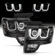 Ford F150 2013-2014 Black HID Projector Headlights LED DRL A2