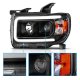 GMC Canyon 2015-2022 Black Projector Headlights LED DRL