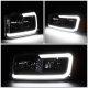 GMC Yukon Denali 2001-2006 Black Headlights Set LED DRL N2