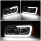 GMC Sierra 2500 1999-2004 Smoked Headlights Set LED DRL N2