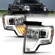 Ford F150 2009-2014 Projector Headlights LED DRL Switchback A6