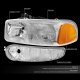 GMC Sierra Denali 2002-2007 Replacement Headlights Bumper Lights