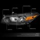 Honda Accord Coupe 2008-2012 Black Projector Headlights