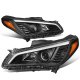 Hyundai Sonata 2015-2017 Black Projector Headlights LED DRL