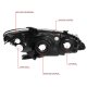 Lexus ES350 2007-2009 Black Projector Headlights