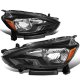 Nissan Sentra 2016-2019 Headlights Black Housing