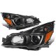 Subaru Legacy 2010-2014 Black Facelifted Projector Headlights