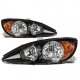 Toyota Camry 2002-2004 Black Euro Headlights