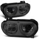 Dodge Challenger 2008-2014 Smoked HID Projector Headlights