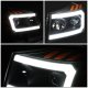 Nissan Armada 2005-2007 Black Projector Headlights LED DRL Signals