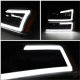 Chevy Avalanche 2003-2006 Black LED DRL Headlights Bumper Lights N2