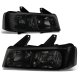 GMC Savana Van 2003-2023 Black Smoked Headlights