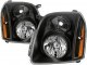 GMC Yukon Denali 2007-2014 Black Headlights