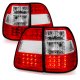 Toyota Land Cruiser 1998-2007 LED Tail Lights Red and Clear