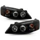 Pontiac G6 2005-2010 Black Dual Halo Projector Headlights with LED