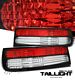 Nissan 300ZX 1990-1996 Red and Clear Tail Lights