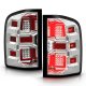 Chevy Silverado 3500HD 2007-2014 Chrome LED Tail Lights