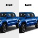 Ford F250 Super Duty SuperCab 2011-2016 Black Nerf Bars