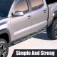 GMC Sierra Denali Crew Cab 2014-2018 Black Nerf Bars 4 Inches