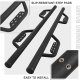 Dodge Ram 1500 Quad Cab 2002-2008 Black Nerf Bars