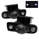 GMC Sierra 3500 2001-2002 Smoked Halo Projector Fog Lights with LED