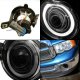 Dodge Durango 2004-2006 Smoked Halo Projector Fog Lights