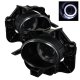 Nissan Altima Sedan 2007-2009 Smoked Halo Projector Fog Lights