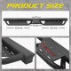 Ford F150 SuperCrew 2021-2024 Black Nerf Bars