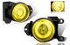 GMC Yukon Denali 2001-2006 Yellow Halo Projector Fog Lights