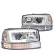 GMC Sierra 2500HD 2001-2006 DRL Projector Headlights Dynamic Signals Bumper Lights